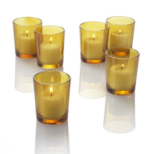 Set of 12 Colored Holders Amber
