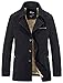 Wantdo Men's Cotton Turn Down Jacket With Fleece