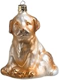 Ornaments To Remember Yellow Labrador Hand-Blown Glass Ornament