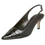 VANELi Women's Leala  Slingback,Black Nappa/Patent,7.5 M US