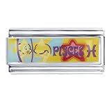 Pieces Cleo Fish Animal Disney Licensed Italian Charms Bracelet Link
