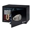 Electronic Safe w/ Lock&Key, 13-3/4"x10-3/5"x8-7/10", BLK