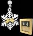 Angel's Kiss Snowflake & Angel Earrings w/ Verse