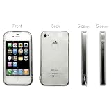 ストラップホール付き　iphoneケース (クリア)　for　4/4S
