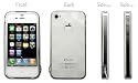 ストラップホール付き iphoneケース (クリア) for 4/4S