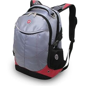 SwissGear Computer Backpack (Gray/Red)