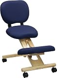 Wooden Ergonomic Kneeling Posture Office Chair with Reclining Back [WL-SB-310-GG]