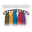 10-Hole Scarf Hanger (Walnut) (16.5" x 6.5" x .75")