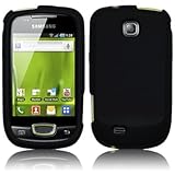 SAMSUNG GALAXY MINI S5570, T-MOBILE MOVE SILICONE SKIN - BLACK
