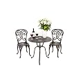 NEW RUST FREE 2 Seater Paarl Cast Aluminium Garden Bistro Set - FREE DELIVERY