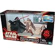 Star Wars Episode I Tatooine Showdown Set with Darth Maul, Qui-Gon Jinn and Anakin Skywalker figures. Base and Commtech Chip IN NOT MINT PACKAGE