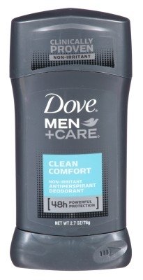 Dove Men+Care 48h Non-Irritant Antiperspirant, Clean Comfort, 2.7 oz