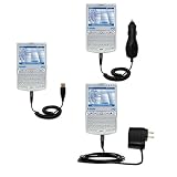 Deluxe Kit for the i-mate jaq includes a USB cable with Car and Wall Charger - Gomadic Brand w/ TipExchange Technology