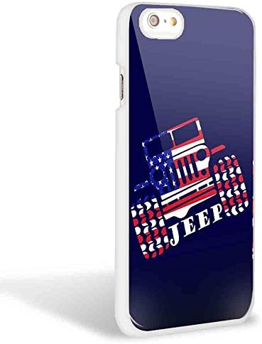 jeep logo american flag for iPhone 6/6s White case