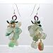 Jade Money Tree Dangle Earrings, #9378