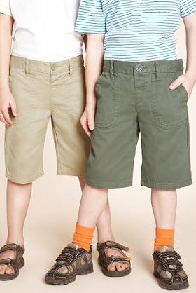 2 Pack - Pure Cotton Assorted Chino Shorts