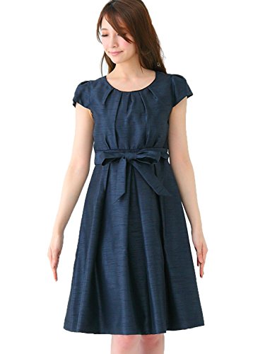 (アッドルージュ) AddRougeシャンタン生地 Ａライン ワンピース ドレス[c563909op]