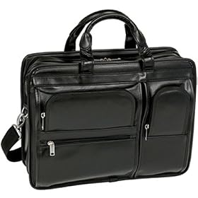 Mcklein P Series Hubbard Leather Double Computer Laptop Case