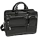 McKlein P Series Hubbard Leather Double Computer Laptop Case - Black