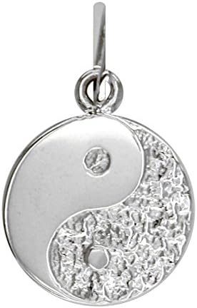SZIROMini Yin and Yang Charm in Sterling Silver