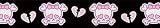 Croakies Girl's Artisan-1 Belt, Large, Girls Skulls Black Pink