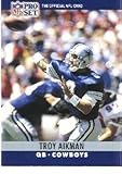 1990 Pro Set Troy Aikman Football Card #78 - Shipped In Protective Display Case!