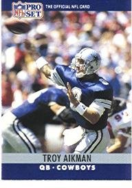 1990 Pro Set Troy Aikman Football Card #78 - Shipped In Protective Display Case!