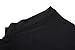 Dearlovers Women Solid V Neck Loose Fitting Chiffon Blouse Top Small Black