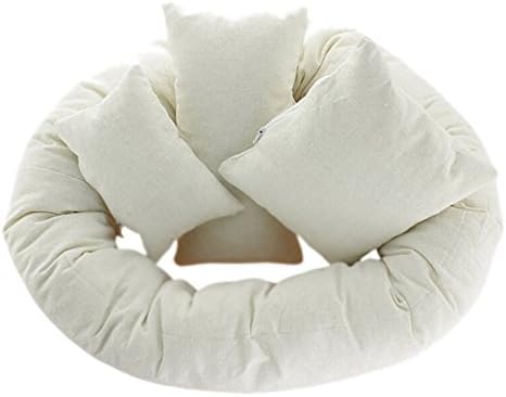 Newborn Photography basket filler 4pcs wheat donut posing props baby pillow