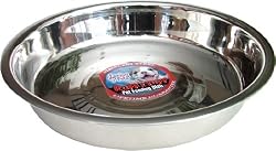 Loving Pets Puppy Pan Dog Bowl, 8-Inch