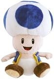 Together - PELNIN011 - Peluche - Nintendo - Mario Bross Wii Plush - Toad Bleu - 17 cm