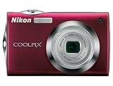 Nikon Coolpix S4000 Digitalkamera (12,0 Megapixel, 4-fach Weitwinkelzoom, 7,5cm (3,0-Zoll) Touchscreen) rot - 