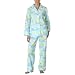Nick & Nora® Womens Pajamas Coat Set Rub-A-Dub Duck - Blue