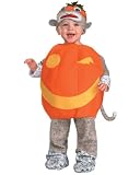 Child's Sock Monkey Pumpkin Costume sz 12-18M
