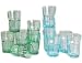 flirt 21740 Glasbecherset TRINIDAD 12tlg. marina/gr�n