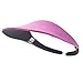 No Headache Round Brim Women’s Sun Visor Ultra-Light Golf Tennis Beach Boating +50 UVP