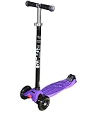 Maxi Kick Scooter - Purple with T-BAR Steering