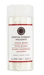 Martha Stewart Crafts  Coarse Glitter, Crystal 4.58 Ounces
