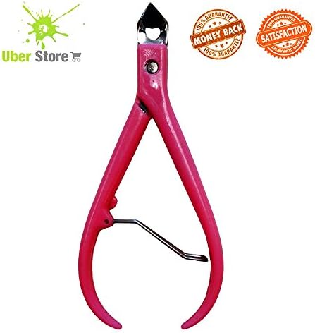 Cuticle Nipper - Best Nail Cutter - Assorted Coloured Scissors Handle With Stainless Steel Trimmer / Remover - Professional Manicure And Pedicure Clipper Tool - Precise Fingernail And Toe Nail Designs for Men and Women - 100% Satisfaction Guaranteed.