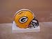 Brett Favre Hand Signed Autographed Green Bay Packers Riddell Football Mini Helmet w/ Photo of Signing