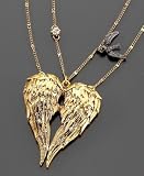 Betsey Johnson Wings Necklace
