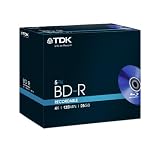 TDK T78008 BD-R 4x 25GB Blu-ray Disc - 5 Pack Jewel Case