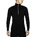 Woolx Explorer 1/4 Zip - Men's Merino Wool Base Layer Top - Midweight , Moisture Wicking Shirt