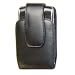 Black VPRO Vertical Cell Phone Case Pouch for Apple iPhone 3G/ 4/ HTC Droid Eris/ Droid Incredible/ Snap S511 (CDMA)/ Excalibur/ Hero (CDMA)/ Nexus One/ Ozone XV6175/ S620 / S621/ Shadow/ Huawei Ascend/ LG Vortex/ Motorola Q/ Q 9h/ Q Global/ Q9c/ Q9m/ Nokia E61/ E61i/ E62/ E63/ E71/ Pantech Slate C530/ PCD Razzle TXT8030/ Samsung SGH-i607 BlackJack2 SGH-i617/ Access A827/ Ace SPH-i325/ Epix i907/ Fin/ Finesse R810/ Instinct M800/ SCH-R610/ SGH-A717