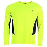 Mens Hi Viz Bright Yellow Reflective T-Shirt Top by Karrimor. Running, Cycling, Training, Exercise, Gym Tee Shirt. Reflective Logo and Rear Trim. Perfect for Spring, Summer or Winter Exercise. Be Safe Be Seen.