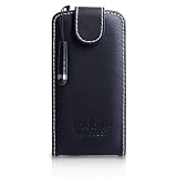 Mobile Madhouse TM HTC ONE S Accessoire Paquet Noir Cuir Feuilleter Etui Coque Avec Petit Stylet Pen Ecran Protecteur Film Et Tissu de Polissage Micro Fibrepar Mobile Madhouse