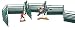 Western Rodeo Set - Bull Rider, Cowboy, Green Fence