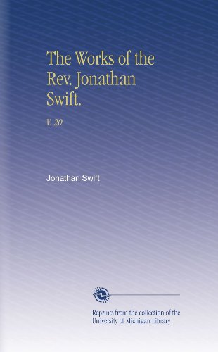 The Works of the Rev. Jonathan Swift.: V. 20 Book Image