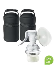Tommee Tippee Manual Breast Pump - Includes 2 Free Bottle Bags Worth &pound;9._.99