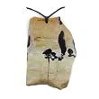 Freeform Paint Brush Jasper Pendant with Adjustable Cord